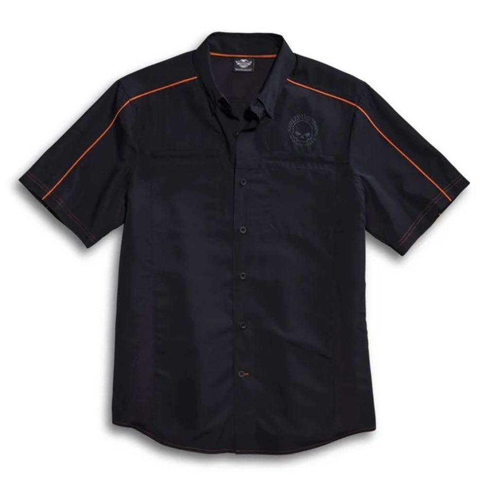 Harley Davidson Vented Performance Wille G Skull Shirt